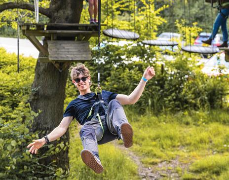 Treetop Trek at Zip World Windermere