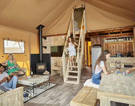 Safari Tents at Ullswater Heights in Newbiggin, Lake District