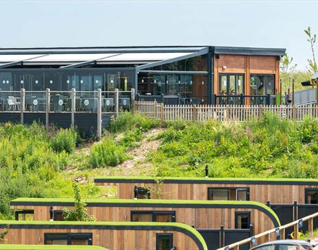 Exterior of Lodges at Ullswater Heights in Newbiggin, Lake District