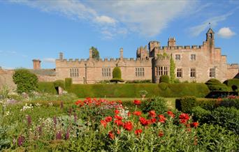 Exterior and Gardens at Hutton-in-the-Forest Historic House near Penrith, Cumbria