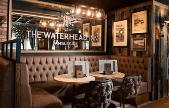 Bar seating at The Waterhead Inn, Ambleside