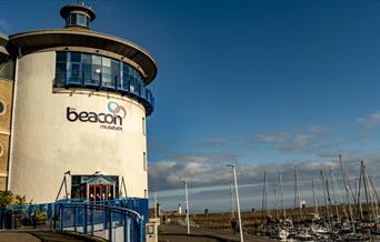 Exterior and Marina at The Beacon Museum in Whitehaven, Cumbria