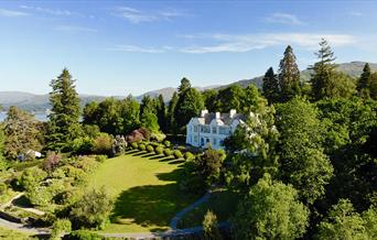 Grounds and exterior at Brockhole on Windermere Visitor Centre in the Lake District