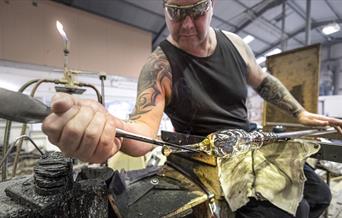 Hand crafted goods at Cumbria Crystal in Ulverston