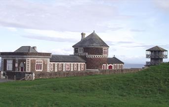 Exterior and Entrance to Senhouse Roman Museum in Maryport, Cumbria