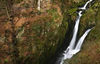 Stock Ghyll Force near Ambleside, Lake District