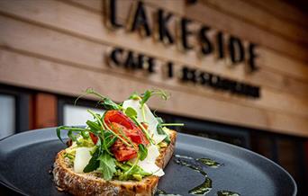 Food at Lakeside Café Restaurant in Keswick, Lake District