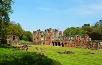 Ruins of Furness Abbey in Barrow-in-Furness, Cumbria