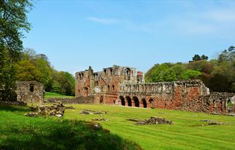 Ruins of Furness Abbey in Barrow-in-Furness, Cumbria