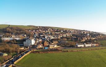 St Bees Village. Photo: Doug Sim, CC BY-SA 3.0 <https://creativecommons.org/licenses/by-sa/3.0>, via Wikimedia Commons