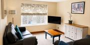 Living room in Number 9 at Howgills Apartments in Sedbergh, Cumbria