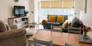 Living room in Number 7 at Howgills Apartments in Sedbergh, Cumbria
