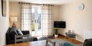 Living room in Number 8 at Howgills Apartments in Sedbergh, Cumbria