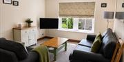 Living room in Number 10 at Howgills Apartments in Sedbergh, Cumbria