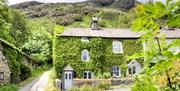 Exterior and greenery at 1 Far End Cottages in Coniston, Lake District