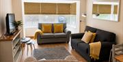 Living room in Number 7 at Howgills Apartments in Sedbergh, Cumbria