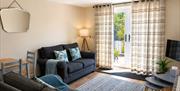 Living room in Number 8 at Howgills Apartments in Sedbergh, Cumbria