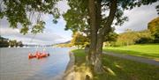 Walking paths at Fell Foot in Newby Bridge, Lake District