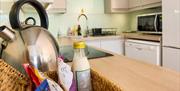 Kitchen in Number 8 at Howgills Apartments in Sedbergh, Cumbria