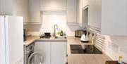 Kitchen in Number 7 at Howgills Apartments in Sedbergh, Cumbria