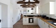 The kitchen of Gardeners Cottage at Netherby Hall in Longtown, Cumbria