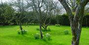 Gardens at Hullerbank Farmhouse in Talkin, Cumbria