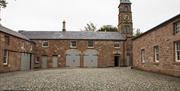 The Clock Tower at Netherby Hall in Longtown, Cumbria