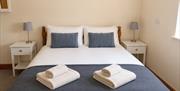 Double bedroom in Number 10 at Howgills Apartments in Sedbergh, Cumbria