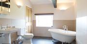 Bathroom of Engineer at Netherby Hall in Longtown, Cumbria