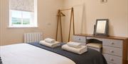 Double bedroom in Number 10 at Howgills Apartments in Sedbergh, Cumbria