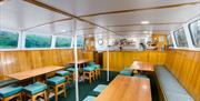 Interior of an Ullswater 'Steamer' on Ullswater in the Lake District, Cumbria © Phil Green