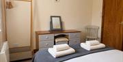 Double bedroom in Number 10 at Howgills Apartments in Sedbergh, Cumbria
