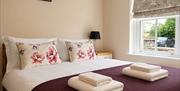 Double bedroom in Number 7 at Howgills Apartments in Sedbergh, Cumbria