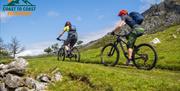 Visitors on a Cycling Holiday with Coast to Coast Packhorse in the Lake District, Cumbria