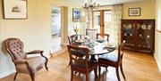 Dining Room at Elk Cottage in Glassonby, Cumbria