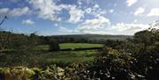 View from the field at Crumble Cottages near Cartmel, Lake District