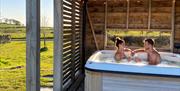 Enjoy the Hot Tub at 1692 Wasdale in Seascale, Cumbria