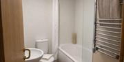 Bathroom in Number 7 at Howgills Apartments in Sedbergh, Cumbria