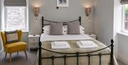 Bedroom 8 with a double bed at Howgills House near Sedbergh, Cumbria