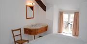 Double Bedroom and Sink in Wistaria Cottage in Elterwater, Lake District