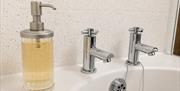 Bathroom in Number 7 at Howgills Apartments in Sedbergh, Cumbria