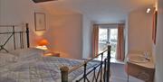 Double Bedroom and Sink in Wistaria Cottage in Elterwater, Lake District