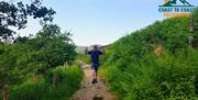 Visitor on a Walking Holiday with Coast to Coast Packhorse in the Lake District, Cumbria