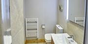 Ensuite Bathroom at 2 Grove Cottages in Alston, Cumbria