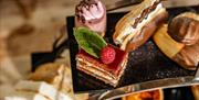 Sweets in an Afternoon Tea spread at BAHA in Bowness-on-Windermere, Lake District