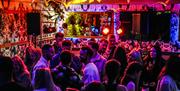 Crowd Gathered for a DJ night at BAHA in Bowness-on-Windermere, Lake District