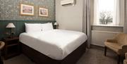 Double bed at The Wateredge Inn in Ambleside, Lake District
