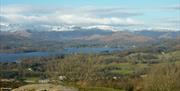 Dramatic Lake District Mountain Scenery near Roman How near Windermere, Lake District