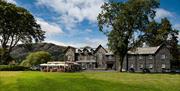 Exterior and Outdoor Seating at The Coniston Inn, Coniston, Lake District