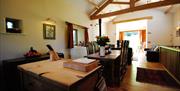 Dining Area at The Byre at Deepdale Hall in Patterdale, Lake District